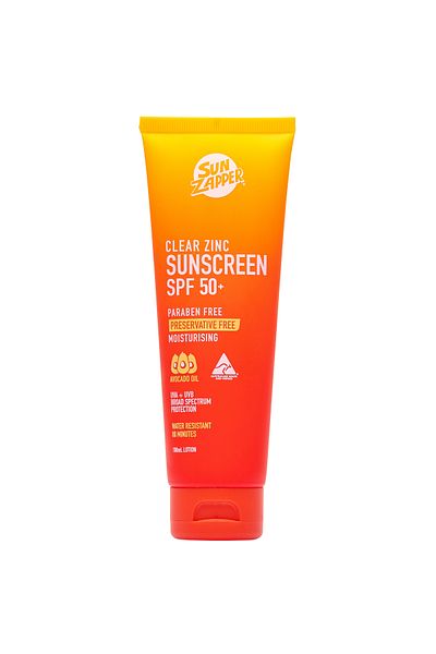 Sun Zapper Clear Zinc Sunscreen Lotion Spf50+ 100ml