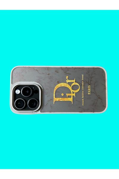 Christian Dior Christian Dior iPhone 14 compatible phone case, light gray