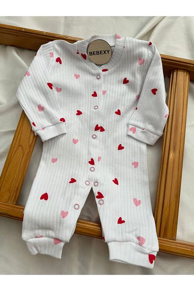 BEBEXY BUTİK Heart Baby Romper