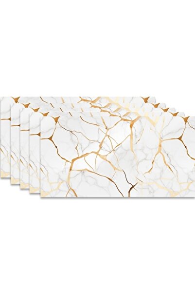 HOZRO Set 20 x Placi imitatie Marmura autoadezive HOZRO, Model premium