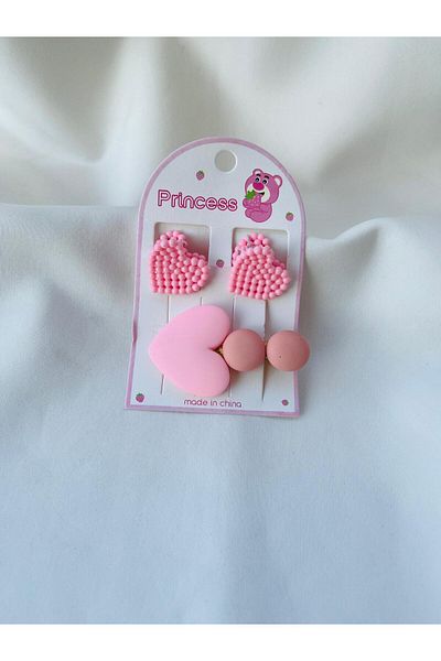 ESDE Pink Heart Buckle Set