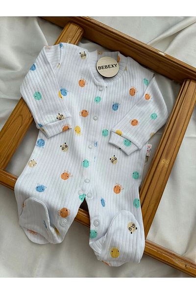 BEBEXY BUTİK Panda Printed Baby Rompers