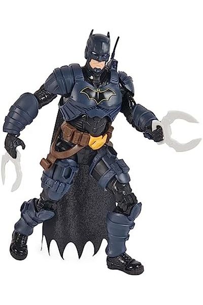 DC COMICS Batman Adventures Figurine with 16 Armor Accessories and 17 Articulation Points - 12 Inch