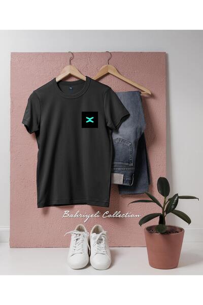 Bahriyeli Collection تي شيرت كبير الحجم egld _ multiversx coin بتصميم جيب للج...
