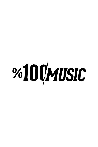 Reysa Tasarım 100% Music Car Sticker 17X17 cm Black