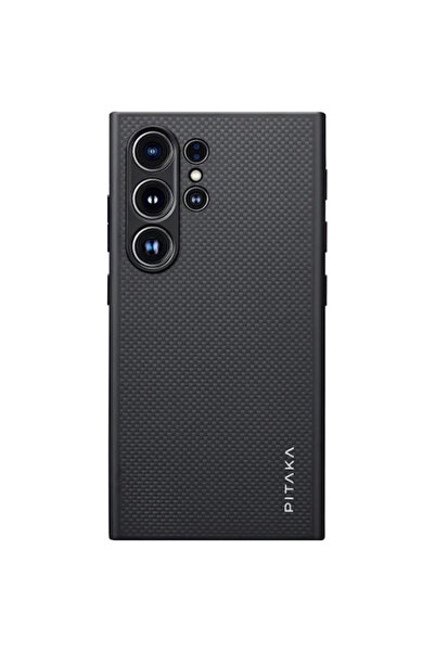 PITAKA Husă de protecție Pitaka Galaxy S24 Ultra PinButton Negru/Gri Twill