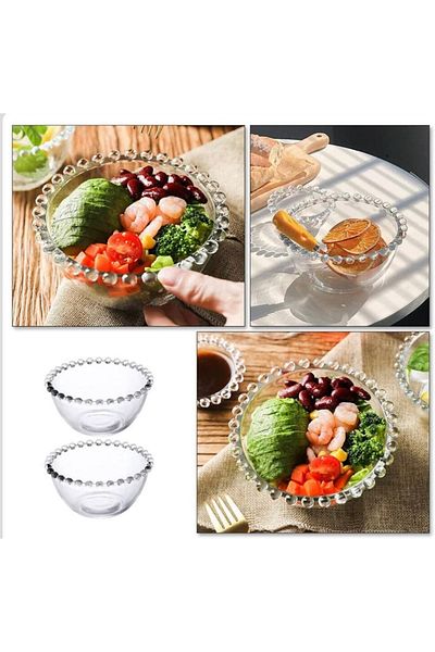 heybecollection Glass Bead Fruit Bowl