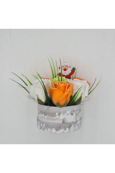 dalimag Aranjament floral deosebit, Craciun, 7 trandafiri, mos craciun 2