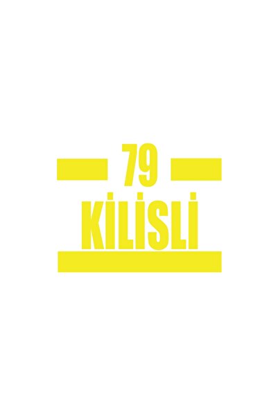 Reysa Tasarım 79 ملصق سيارة كيلسي 17x17 سم أصفر