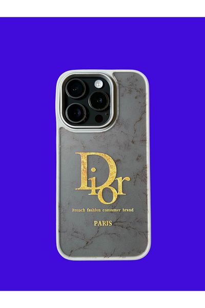 Christian Dior Phone case compatible with iPhone 15 PRO Christian Dior, light gray