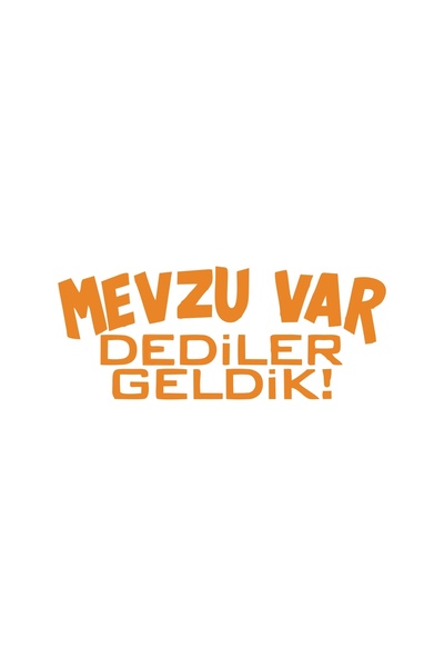 Reysa Tasarım They Said There Was a Law We Came Car Sticker 17X17 cm Orange
