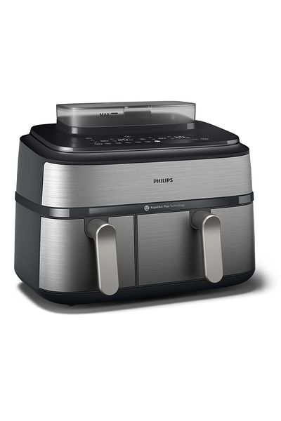 Philips 5000 Series Dual Basket Airfryer NA555/09, 2 Years Warranty