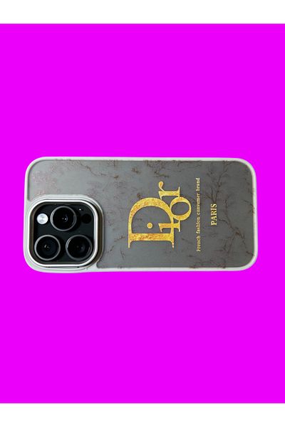 Christian Dior Christian Dior iPhone 16 compatible phone case, light gray