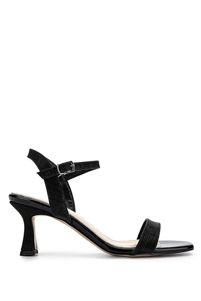 Tamer Tanca Women's Vegan Black Heeled Shoes