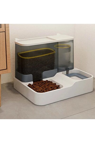HOZRO Automatic Feeder and Water Dispenser HOZRO for Pets, Practical Design, Dimensions 30.5 x 25 x 23 cm,