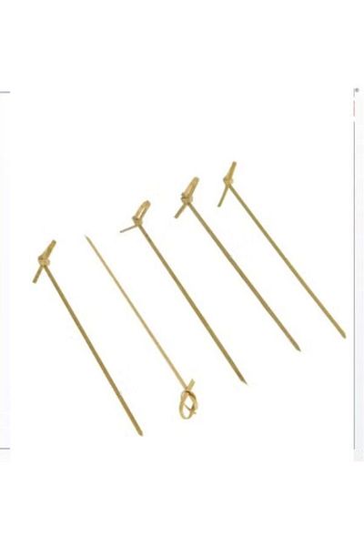 SKP Plastic Wooden Spiral Sticks 18cm (50 pieces)