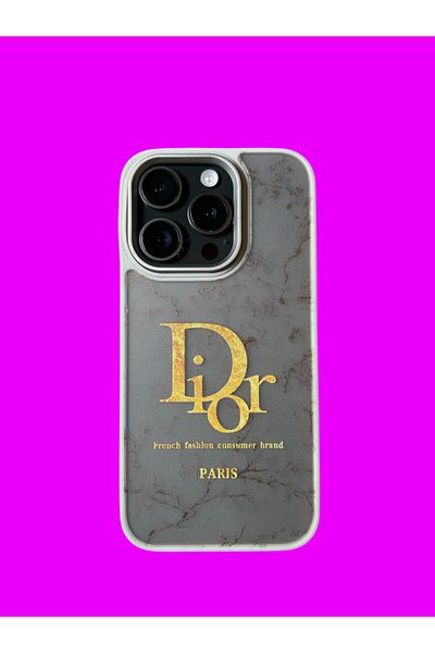 Christian Dior Christian Dior iPhone 16 compatible phone case, light gray