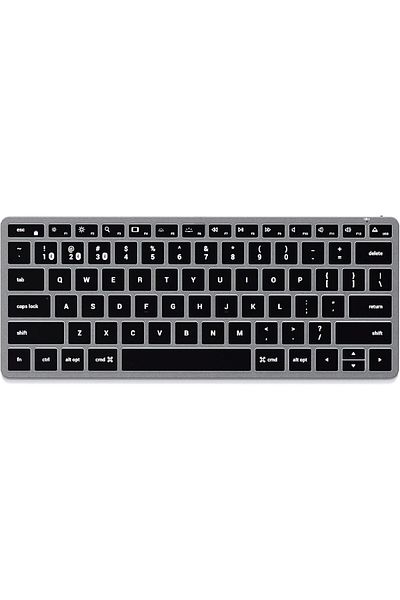 Satechi Slim X1 Bluetooth Backlit Keyboard – Illuminated Keys & Multi-Device Sync – For M2/M1 Ma