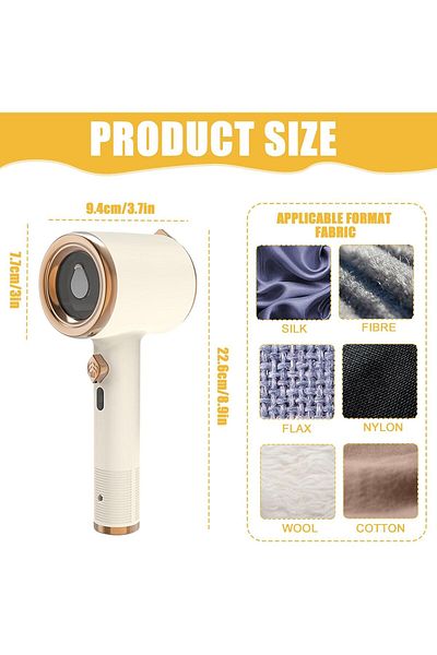 Saharaz 2 in 1 andheld Ironing Machine,with 50ml tank and Splashproof Design,for Wet Sheets,Shirts & Clothes