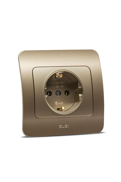 ELBİ Socket with protection, titanium