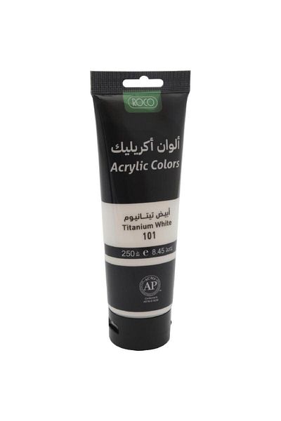Roco Acrylic Color Titanium White 250.00ml ( 8.80oz )