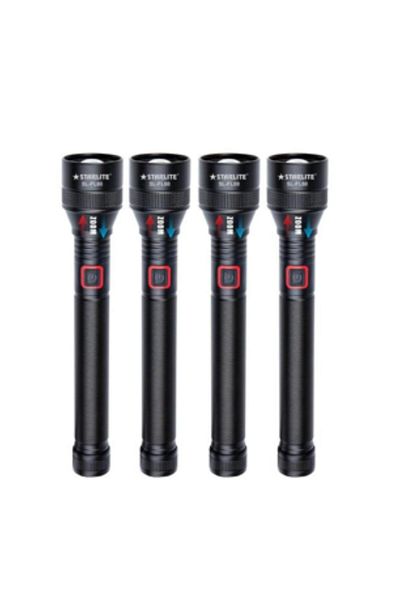 Generic STARLITE 4-in-1 SL-FL100 Rechargeable Flashlight Combo – 30W Laser LED, 2000 Lumens