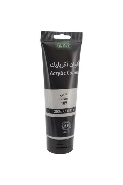 Roco Acrylic Color Silver 250.00ml ( 8.80oz )