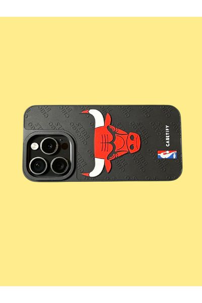 Chicago Bulls Chicago Bulls phone case compatible with iPhone 14 PRO, black