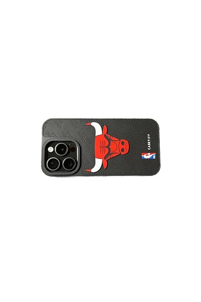Chicago Bulls Chicago Bulls phone case compatible with iPhone 13, black
