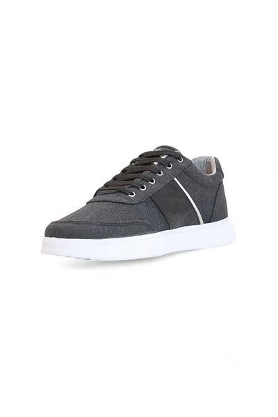 Konfores 2197-Dakırs Anatomical Sole Men's Linen Fabric Sneakers Shoes