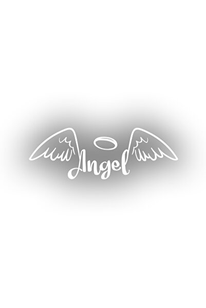 Reysa Tasarım ملصق ملاك 17x17 سم أبيض