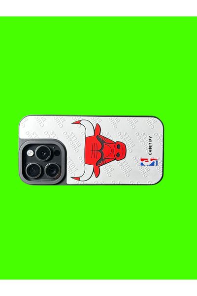 Chicago Bulls Chicago Bulls phone case compatible with iPhone 16 PRO, black
