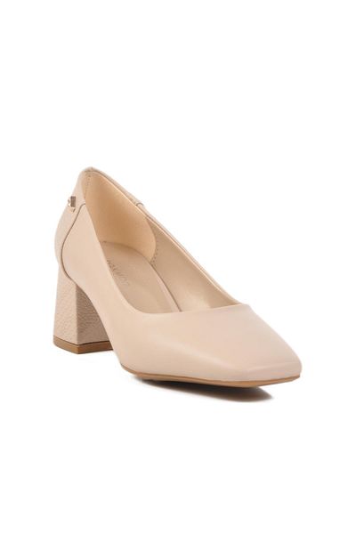 AYAKMOD Beige Women's Heeled Shoes 312352 Z