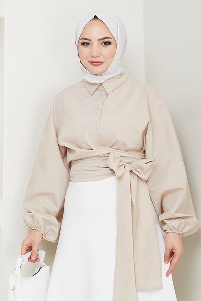 InStyle Cămașă Poplin Crem