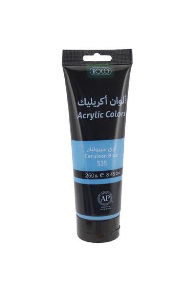 Roco Acrylic Color Cerulean Blue 250.00ml ( 8.80oz )