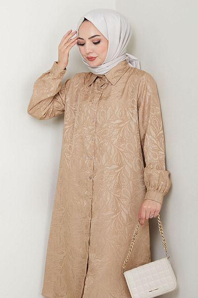 InStyle Διπλό κοστούμι βιζόν με κουμπιά ζακάρ