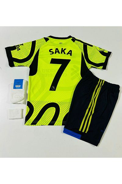 MONTENERO A.R.S.E.N.A.L 2023/24 B.U.K.A.Y.O S.A.K.A Alternative Kids Jersey(Neon)