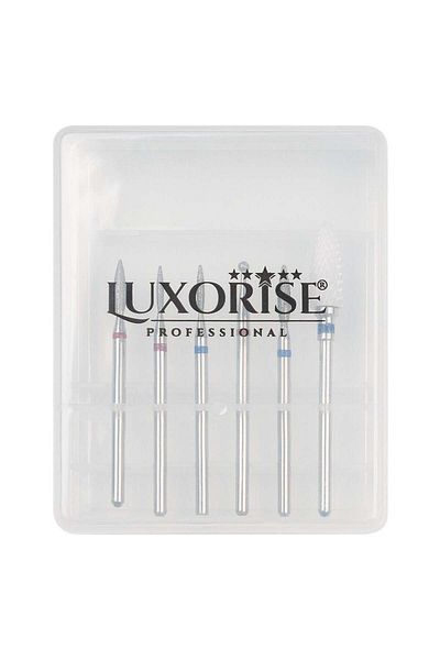 LUXORISE Burghie pentru unghii #04, set de 6 bucăți