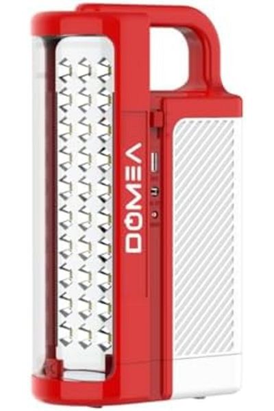 DOMEA Rechargeable LED Emergency Light With 2 Light Mode, 700 Lumen Brightness, 4000mAh Battery & Ma