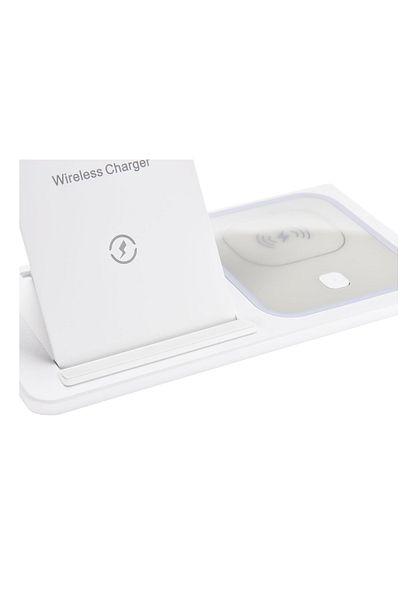 ReadeREST Încărcător wireless, stație de încărcare 3 în 1, încărcare pentru telefon, căști, ceas inteligent