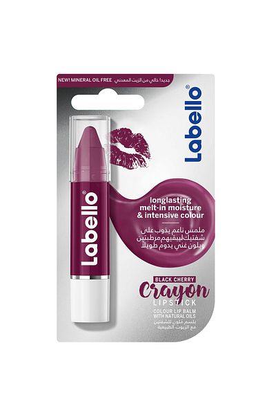 LABELLO Lip Balm Black Cherry 3g – Moisturizing Care with Natural Oils