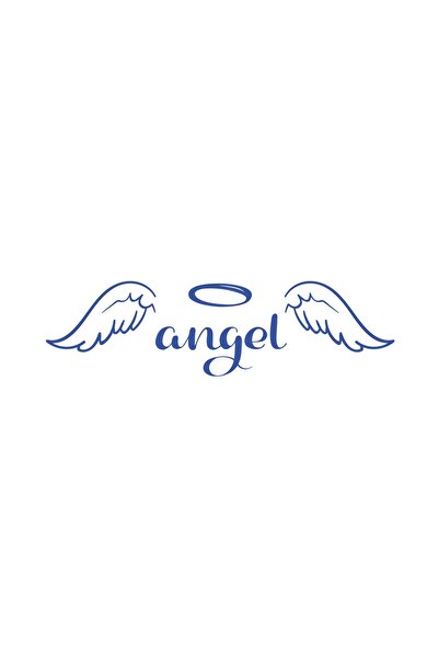 Reysa Tasarım Angel Sticker 17X17 cm Blue