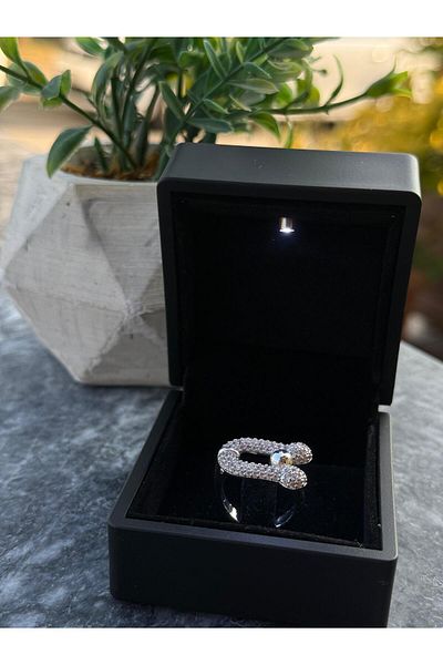 youngsem Tiff Co Ring Adjustable Vip Ring |   With Light Box