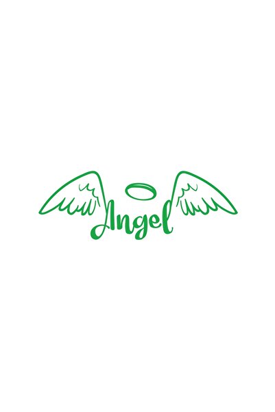 Reysa Tasarım Angel Sticker 17X17 cm Green