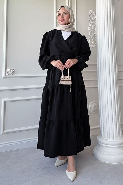 InStyle Modal Cupra Bolero Skirt Black Suit
