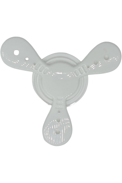dalimag Jucarie disc de aruncat, alb, 14 cm latime