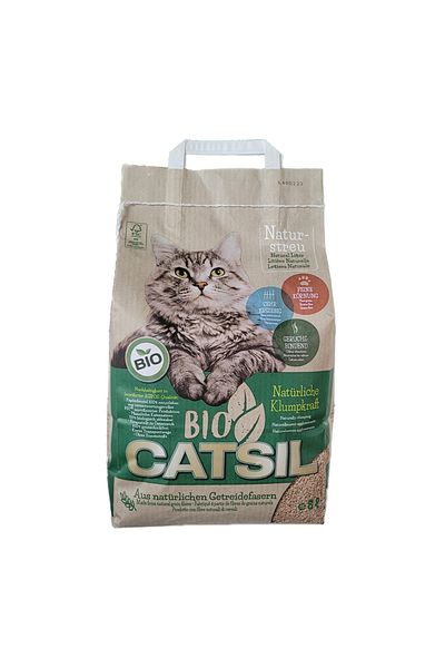 Agros Bio Catsil Plant Fiber Barley Cat Litter 8L| Sustainable Clumping Cat Litter