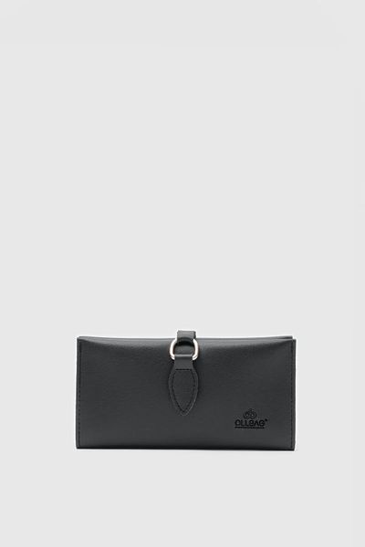Honorius Women's Black Large Size Quality Handbag Wallet