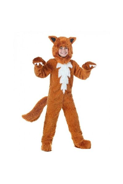 dalimag Fox Costume for Children, 100 Cm, Brown
