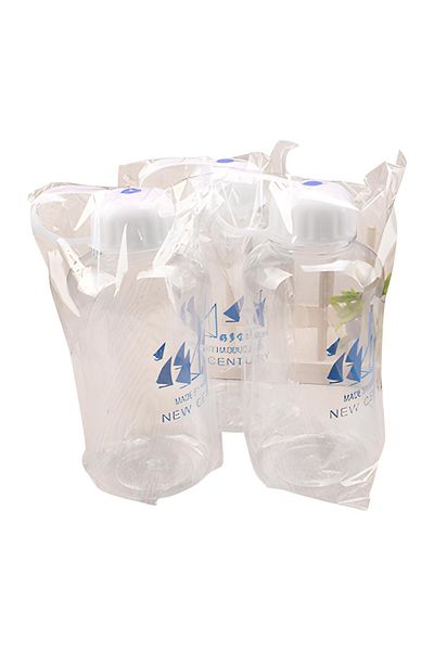 Limitless Portable Flat Water Bottle, Plastic Travel Water Bottle, Bottle for Sports Camping Gym Fit